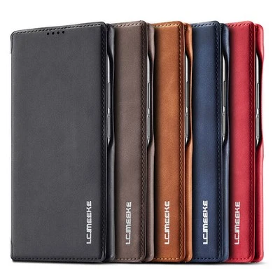 For Samsung S25 S24 S23 S22 S21 S20 Note 20 10 Leather Case Flip Wallet Cover - Image 1 of 4
