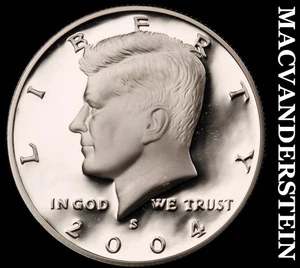 2004-S Silver Kennedy Half Dollar - Choice Gem Proof  Lustrous  #F1898 - Picture 1 of 2