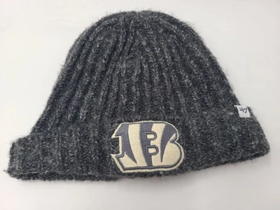 Cincinnati Bengals 47 Marca Gorro Invierno Tejido Sombrero Medias Gorra Nieve NFL Gris Foto 1 de 4
