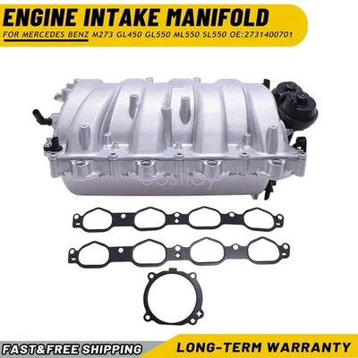 Engine Intake Manifold For Mercedes Benz M273 GL450 GL550 ML550 SL550 2731400701 - Изображение 1 из 4