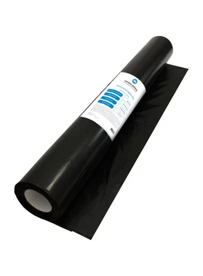 Baufolie 4m x 50 m 100 my schwarz Abdeckfolie Bauplane Plane Estrichfolie 100my - Bild 1 von 3