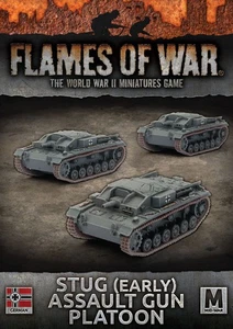 Flames of War: German: StuG (Early) Assault Gun Platoon GBX109 - Picture 1 of 2