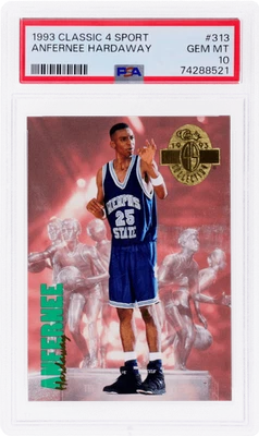 1993 Classic Four Sport Anfernee Hardaway #313 PSA 10 Rookie RC - Image 1 of 2