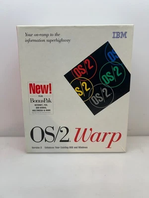 IBM OS/2 Warp Version 3 3.5" Disks plus BonusPak  Free Shipping - Image 1 of 4