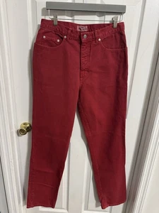 Vintage Guess Jeans 80s Red Size 33x32 Mens Made In USA Classic VTG - Picture 1 of 4