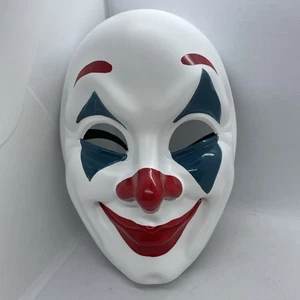 Ubauta Plastic Resin DC Joker 2019 Bank Robber Style Clown Mask - Picture 1 of 13