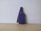 COLE HAAN LEATHER SNAP LUGGAGE TAG BLUE WORLDWIDE SHIPPING