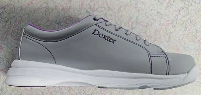 NEW Dexter Raquel V size 8w Women's Bowling Shoes ice/violet.  Free Shipping - Image 1 of 4