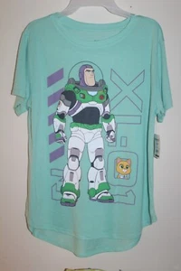 Neu mit Etikett Disney/Pixar Buzz Lightyear Film Junior kurzärmliges T-Shirt in Mint - Bild 1 von 3