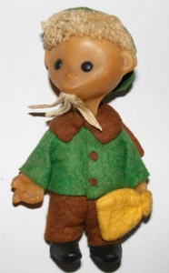 Sandmann Puppe DDR Figur Sammlerpuppe Sandmännchen Filz und "Gummi" - Bild 1 von 4