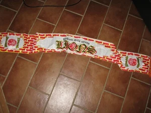 Vintage  Lions supporters  Messina sciarpa  ultras scarf  fans supporters '80s - Imagen 1 de 3