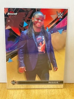 2021 Topps Finest WWE #31 Reggie RC rookie wrestling card - Image 1 of 2