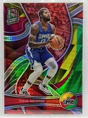 2021-22 Panini Spectra #14 Paul George Asia Red & Yellow #/75 - Image 1 of 2