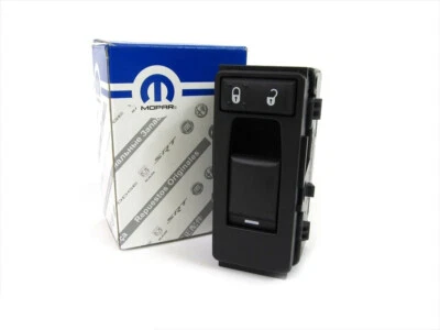 Interruptor de ventana de bloqueo de puerta delantero derecho Dodge Jeep Chrysler Power GENUINO Foto 1 de 4