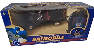 1960s Corgi DC Comics Batmobile & Batcommunicator 2 Piece Set 1/24 VIDEO READ - Image 1 of 4