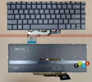 New HP Envy 15-FE 15-FE0013DX 15-FH 15-FH0013DX TPN-C165 Keyboard US Backlit - Afbeelding 1 van 1