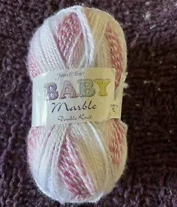 James C Brett Baby Marble Yarn DK Yarn! Pink, white and light purple! - Picture 1 of 3