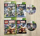 Lego Marvel Super Heroes & Star Wars 3 Iii The Clone Wars Xbox 360 Games