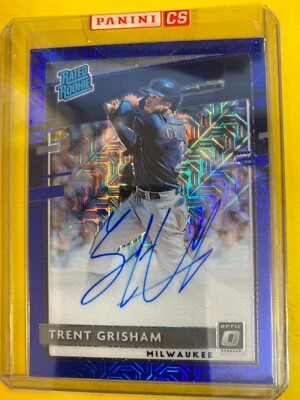 RS18873  2020  Optic Rated Rookies Signatures Blue Mojo AUTO Trent Grisham #/99 - Image 1 of 2
