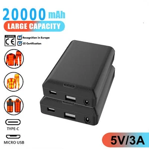 DC Portable Charger 5V 3A 20000 mAh TYPE-C Battery Pack Heated Jacket Power Bank - Picture 1 of 9