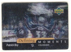 1997-98 U. DECK DIAMOND VISION DEFINING MOMENTS INSERT #DM2, P.ROY 