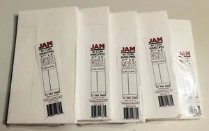 JAM #6 Coin Business Envelopes, 3 3/8" x 6", White, 25/Pack - Picture 1 of 1