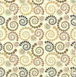 4 x Single Paper Napkins for Decoupage Craft Table Dots Pattern 82 - Picture 1 of 2