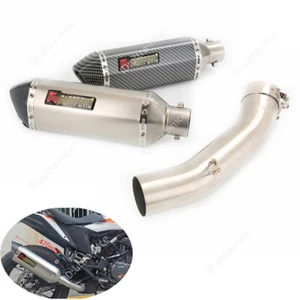 Tubo de escape silenciador Mid Pipe 51 mm modificado para Duke 390 250 RC390 Adv 2021-2023 - Imagen 1 de 13