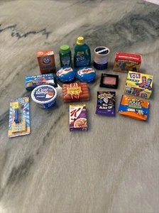 Mini Marken Menge 16 Lebensmittel Lebensmittel Lebensmittel Fisch Babybel Eis coole Peitsche - Bild 1 von 5
