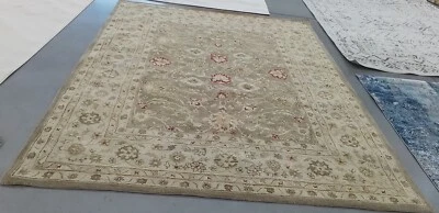 TAN / IVORY 8' X 10' Back Stain Rug, Reduced Price 1172760312 AN522B-8 - Image 1 of 4