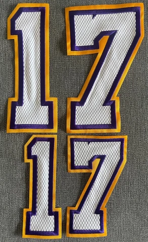 #17 Jeremy Lin Los Angeles LAKERS Basketball Home Jersey Rev30 Mesh Numbers Set Cover