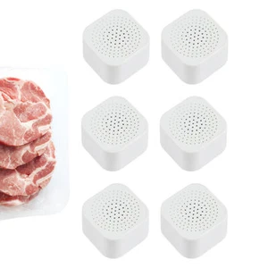 Refrigerator Deodorizer 6PCS Stickable Natural Activated Charcoal Odor Absorber - Picture 1 of 11