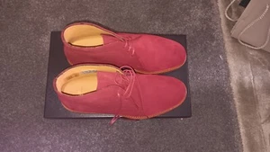 PAUL SMITH MENS SUEDE MORGAN BURGUNDY SHOES UK 6/EU 40/US 7 - Picture 1 of 5