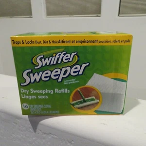 Swiffer Sweeper Dry Sweeping Refills 16 Cloths - NEW in Box Microfiber - Picture 1 of 3
