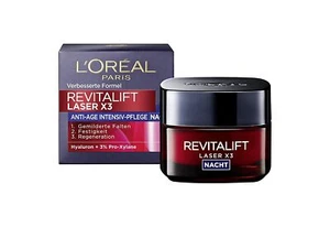 L'Oréal Paris RevitaLift Laser X3 Anti-Age Intensiv-Pflege Nacht 2x50ml - Bild 1 von 1