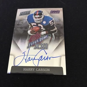 2022 Panini Harry Carson Superbowl XXI Auto Autograph #SBXXI-HC New York Giants - Picture 1 of 2