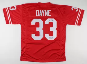 Ron Dayne Signed Wisconsin Badgers Jersey (JSA COA) Running Back / NY Giants - Picture 1 of 7