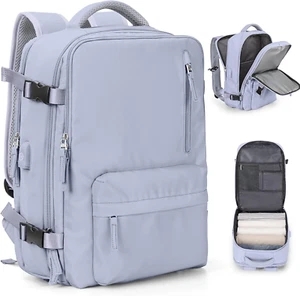 Large Travel Backpack Bag for Women Men,Carry on Backpack,17 Inch Laptop Busines - Picture 1 of 8