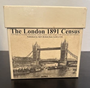 S&N British Data Archive: The London 1891 Census CDs - Picture 1 of 5