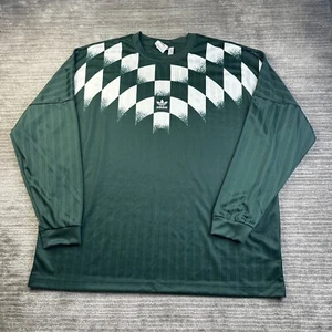 Adidas Shirt Mens Extra Large Green Rekive Goalkeeper Soccer Football Retro - Picture 1 of 10