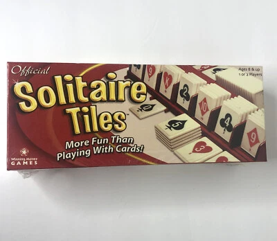 Official Solitaire Tiles Game 2002 Winning Move Games New Factory Sealed - Image 1 of 4