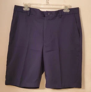 Men's Golf Shorts Size 34 Greg Norman Navy Blue With 4 Pockets - Picture 1 of 2