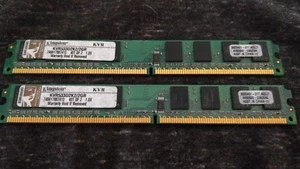 KVR533D2K2/2GR Kingston 2GB Kit (2 X 1GB) PC2-4200 DDR2-533MHz non-ECC Unbuffere - Picture 1 of 2