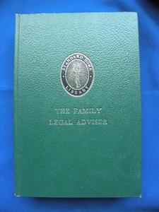 book 1963 The Family Legal Adviser Standard Home Library Theodore R. Kupferman. - Picture 1 of 5