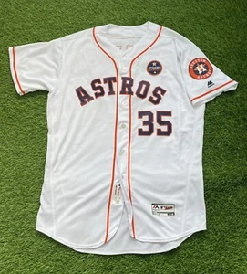 Justin Verlander Houston Astros Team Issued Jersey 2017 “Houston Strong” MLB - Picture 1 of 8