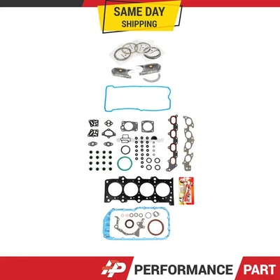 Full Gasket Set Bearings Rings Fit 2004-2007 Suzuki Aerio 2.3L DOHC - Image 1 of 4