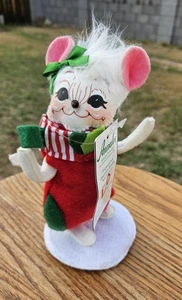 Annalee Puppe 2021 Weihnachten 6 Zoll "Mannabe A Christmas Stocking" #611421 Neu - Bild 1 von 9