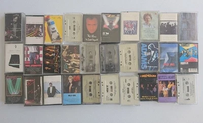 80s Rock Cassette Tape Lot 36 | GnR Idol Police Def Leppard Journey Hall Oates - Image 1 of 4