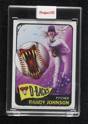 2021 Project 70 Online Exclusive 1965 Topps Baseball Randy Johnson Alex Pardee - Image 1 of 2