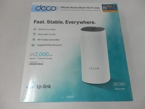 NEW SEALED TP-Link Deco AC1200 Deco M4 Whole Home Messh Wi-Fi - Picture 1 of 6